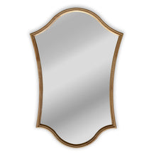 Load image into Gallery viewer, RADIANCE goods Contemporary Maple Wood Finish Dual-Arched Framed Wall Mirror 30" Height