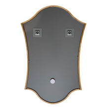 Load image into Gallery viewer, RADIANCE goods Contemporary Maple Wood Finish Dual-Arched Framed Wall Mirror 30" Height