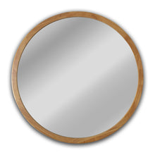 Load image into Gallery viewer, RADIANCE goods Oak Finish Framed Wall Mirror 28"