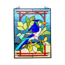 Load image into Gallery viewer, RADIANCE goods Animal Stained Glass Window Panel 25"x18.11"