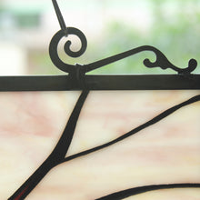 Load image into Gallery viewer, RADIANCE goods Landscape Stained Glass Window Panel 24.21"x17.52"