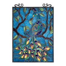 Load image into Gallery viewer, RADIANCE goods Animal Tiffany-Style Stained Glass Verical Hanging Window Panel 25" Tall