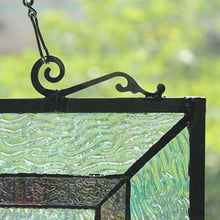 Load image into Gallery viewer, RADIANCE goods Star Stained Glass Window Panel 25"x18.11"