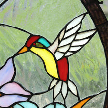 Load image into Gallery viewer, RADIANCE goods Animal Stained Glass Window Panel 20"x20"