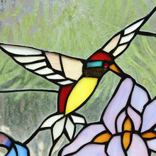 Load image into Gallery viewer, RADIANCE goods Animal Stained Glass Window Panel 20"x20"