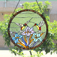 Load image into Gallery viewer, RADIANCE goods Animal Stained Glass Window Panel 20"x20"