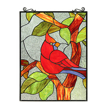 Load image into Gallery viewer, RADIANCE goods Animal Stained Glass Window Panel 24.8"x17.72"