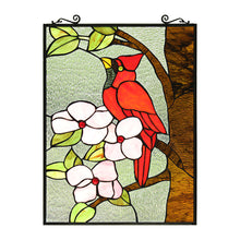 Load image into Gallery viewer, RADIANCE goods Animal Stained Glass Window Panel 24.8"x17.72"
