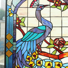 Load image into Gallery viewer, RADIANCE goods Animal Stained Glass Window Panel 33"x19.88"