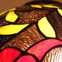 Load image into Gallery viewer, RADIANCE goods Tiffany-Style 2 Light Floral Table Lamp 16" Width