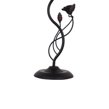 Load image into Gallery viewer, RADIANCE goods Tiffany-Style 2 Light Floral Table Lamp 16" Width