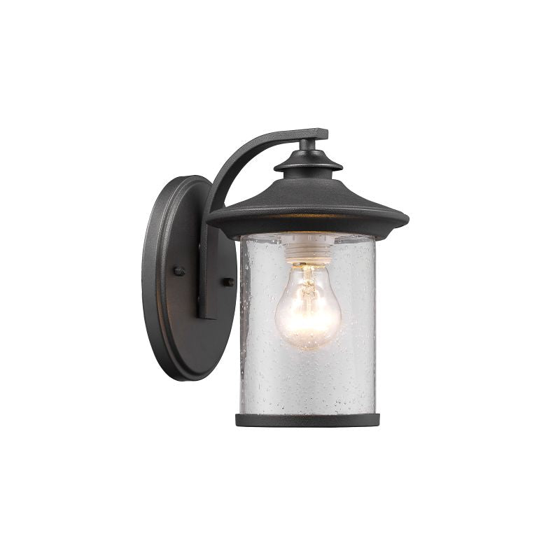 RADIANCE goods 1 Light Black Outdoor Wall Sconce 10