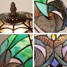 Load image into Gallery viewer, RADIANCE goods Tiffany-Style Antique Dark Bronze 1-Light Victorian Table Lamp 12&quot; Shade
