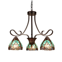 Load image into Gallery viewer, RADIANCE goods Victorian-Style 3-Light Antique Dark Bronze Finish Mini Chandelier 25&quot; Wide
