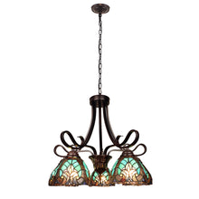 Load image into Gallery viewer, RADIANCE goods Victorian-Style 5-Light Antique Dark Bronze Finish Large Chandelier 25&quot; Wide
