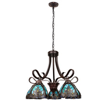 Load image into Gallery viewer, RADIANCE goods Victorian-Style 5-Light Antique Dark Bronze Finish Large Chandelier 25&quot; Wide
