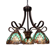 Load image into Gallery viewer, RADIANCE goods Victorian-Style 5-Light Antique Dark Bronze Finish Large Chandelier 25&quot; Wide
