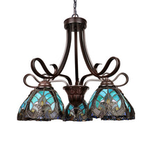 Load image into Gallery viewer, RADIANCE goods Victorian-Style 5-Light Antique Dark Bronze Finish Large Chandelier 25&quot; Wide

