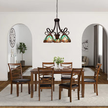 Load image into Gallery viewer, RADIANCE goods Victorian-Style 5-Light Antique Dark Bronze Finish Large Chandelier 25&quot; Wide
