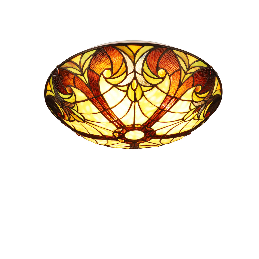 RADIANCE Goods Victorian-Style 3-Light Antique Dark Bronze Finish Ceiling Flush-Mount 16