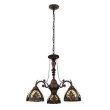 Load image into Gallery viewer, RADIANCE goods Victorian-Style 3-Light Antique Dark Bronze Finish Mini Chandelier 24&quot; Wide
