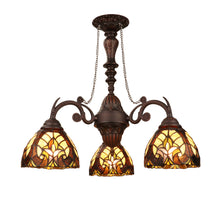 Load image into Gallery viewer, RADIANCE goods Victorian-Style 3-Light Antique Dark Bronze Finish Mini Chandelier 24&quot; Wide
