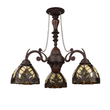 Load image into Gallery viewer, RADIANCE goods Victorian-Style 3-Light Antique Dark Bronze Finish Mini Chandelier 24&quot; Wide
