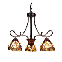 Load image into Gallery viewer, RADIANCE goods Victorian-Style 3-Light Antique Dark Bronze Finish Mini Chandelier 25&quot; Wide

