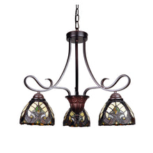 Load image into Gallery viewer, RADIANCE goods Victorian-Style 3-Light Antique Dark Bronze Finish Mini Chandelier 25&quot; Wide
