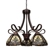 Load image into Gallery viewer, RADIANCE goods Victorian-Style 5-Light Antique Dark Bronze Finish Large Chandelier 25&quot; Wide
