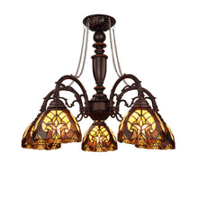 Load image into Gallery viewer, RADIANCE goods Victorian-Style 5-Light Antique Dark Bronze Finish Large Chandelier 27&quot; Wide
