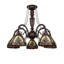 Load image into Gallery viewer, RADIANCE goods Victorian-Style 5-Light Antique Dark Bronze Finish Large Chandelier 27&quot; Wide
