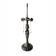 Load image into Gallery viewer, RADIANCE goods Tiffany-Style 2-Light Geometric Table Lamp 16&quot; Shade
