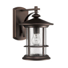 Load image into Gallery viewer, RADIANCE goods Transitional 1 Light Rubbed Bronze Outdoor Wall Sconce
