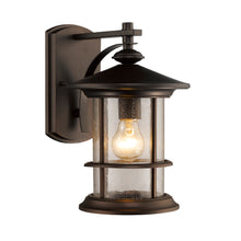 Load image into Gallery viewer, RADIANCE goods Transitional 1 Light Rubbed Bronze Outdoor Wall Sconce

