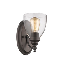 Load image into Gallery viewer, RADIANCE goods 1 Light Oil Rubbed Bronze Indoor Wall Sconce 6&quot; Wide
