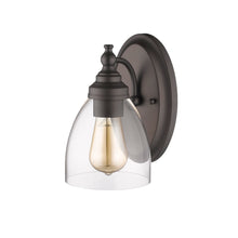 Load image into Gallery viewer, RADIANCE goods 1 Light Oil Rubbed Bronze Indoor Wall Sconce 6&quot; Wide
