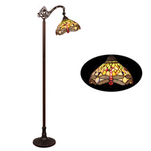 Load image into Gallery viewer, RADIANCE goods 1 Light Antique Dark Bronze Finish Reading Floor Lamp 11&quot; Shade
