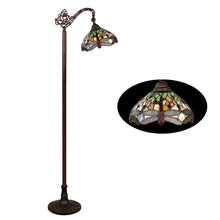 Load image into Gallery viewer, RADIANCE goods 1 Light Antique Dark Bronze Finish Reading Floor Lamp 11&quot; Shade
