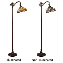 Load image into Gallery viewer, RADIANCE goods 1 Light Antique Dark Bronze Finish Reading Floor Lamp 11&quot; Shade
