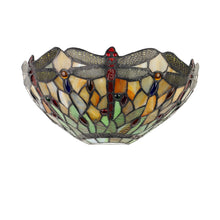 Load image into Gallery viewer, RADIANCE Goods Dragonfly-Style 1-Light Black Finish Wall Sconce 12&quot; Wide
