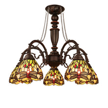 Load image into Gallery viewer, Radiance goods 5-Light Antique Dark Bronze Finish Large Chandelier 27&quot; Wide
