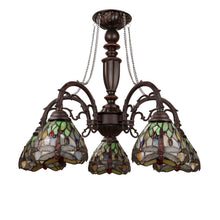 Load image into Gallery viewer, Radiance goods 5-Light Antique Dark Bronze Finish Large Chandelier 27&quot; Wide
