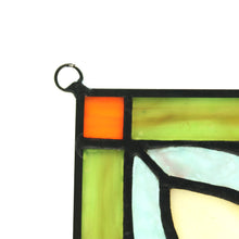 Load image into Gallery viewer, RADIANCE goods 2 Pieces Victorian Stained Glass Window Panel 8&quot;x8&quot;
