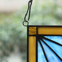 Load image into Gallery viewer, RADIANCE goods Victorian Stained Glass Window Panel 8&quot;x8&quot;
