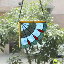 Load image into Gallery viewer, RADIANCE goods 2 Pieces Victorian Stained Glass Window Panel 8&quot;x8&quot;
