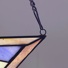 Load image into Gallery viewer, RADIANCE goods 2 Pieces Mission Stained Glass Window Panel 8&quot;x8&quot;
