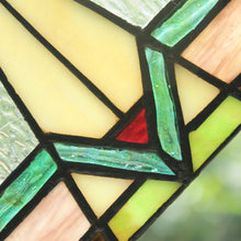 Load image into Gallery viewer, RADIANCE goods 2 Pieces Mission Stained Glass Window Panel 8&quot;x8&quot;
