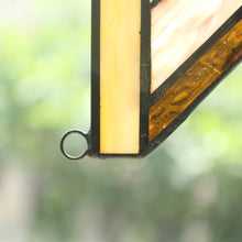Load image into Gallery viewer, RADIANCE goods 2 Pieces Mission Stained Glass Window Panel 8&quot;x8&quot;
