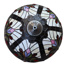 Load image into Gallery viewer, RADIANCE goods Tiffany-Style 3-Light Victorian Double Lit Table Lamp 16&quot; Shade
